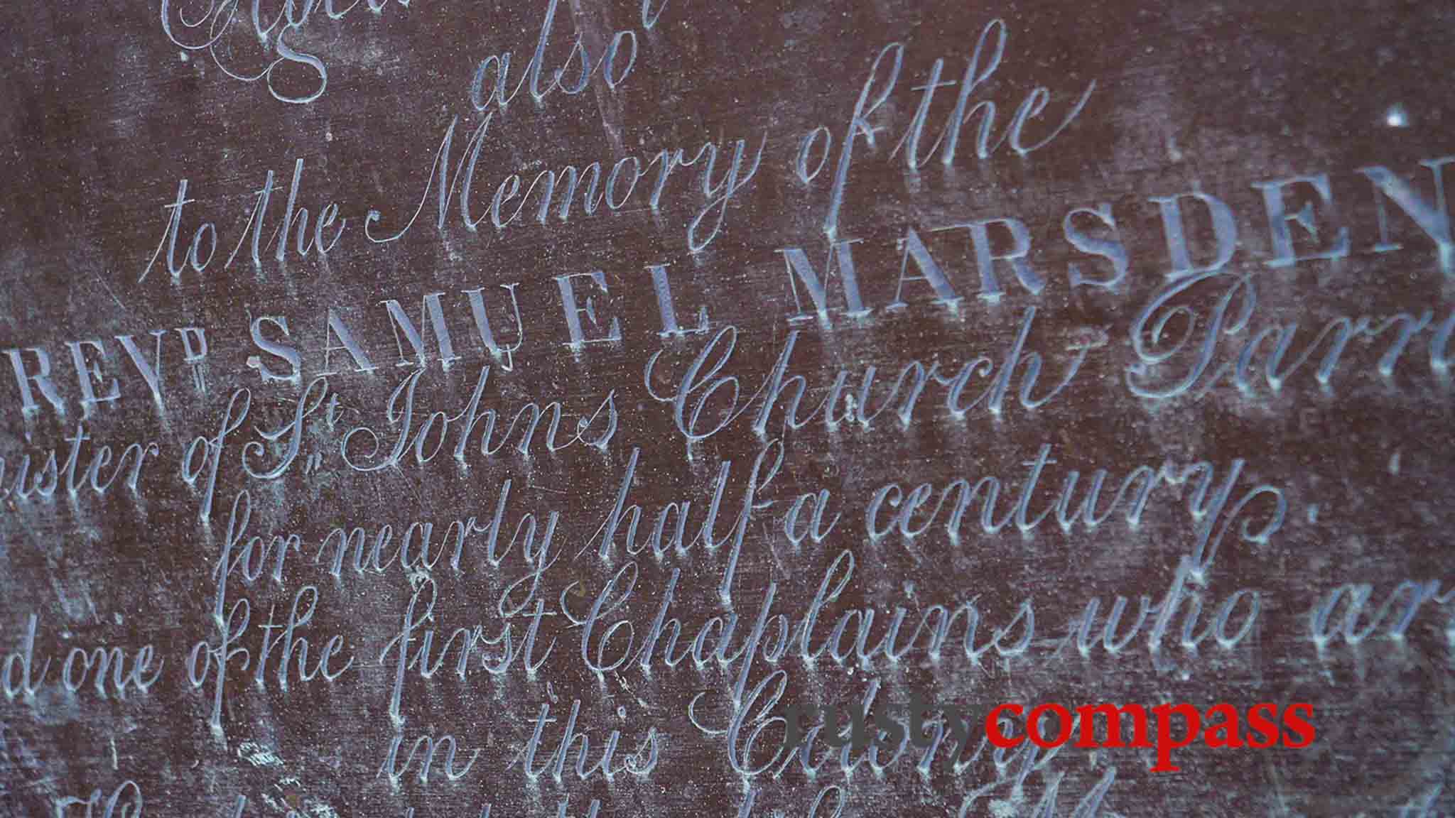 Samuel Marsden's grave - St John's Cemetery, Parramatta